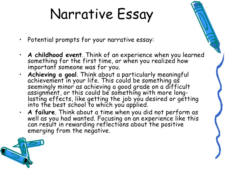 narrative essay example about experience