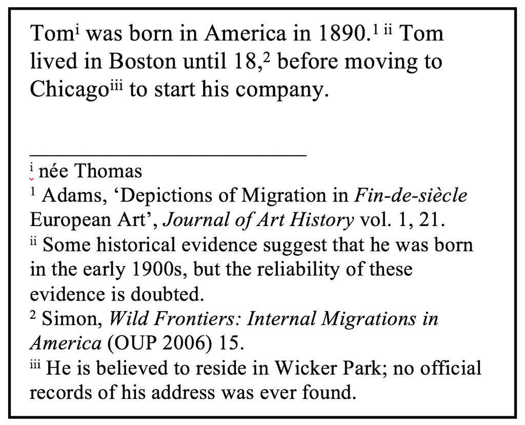 Footnote And Endnote Examples Loarticles 