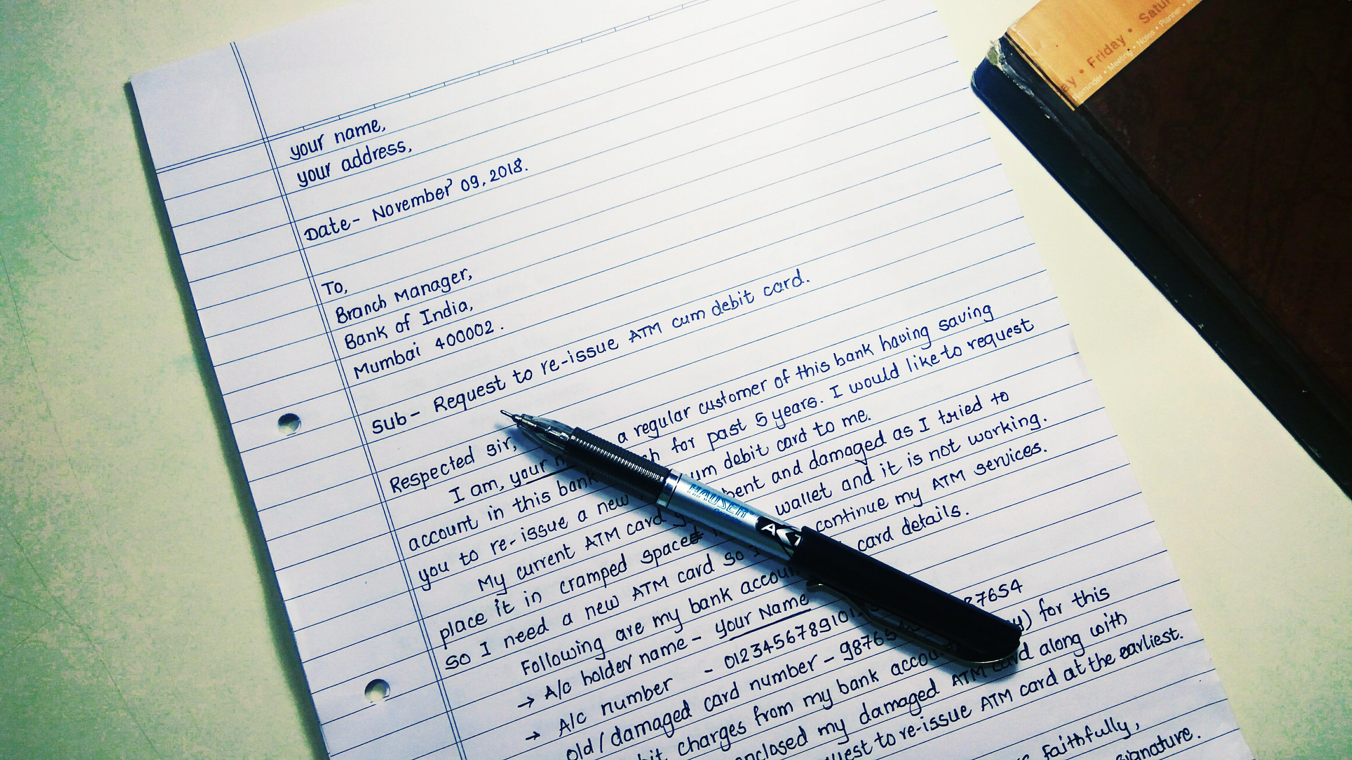 how to write a letter essay