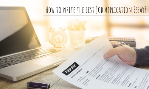 how to write application essay