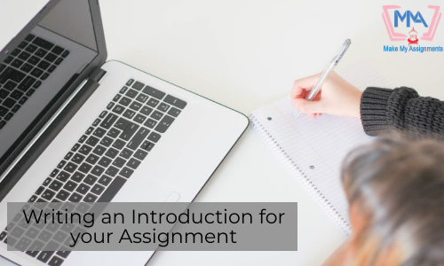 Writing An Introduction For Your Assignment