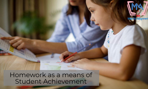 Homework As A Means Of Student Achievement