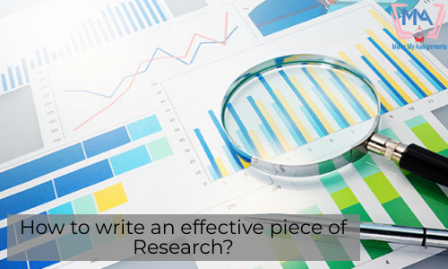 How To Write An Effective Piece Of Research?