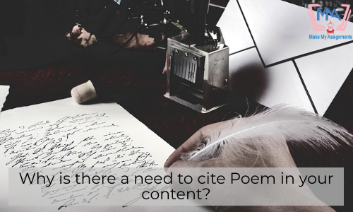 Why Is There A Need To Cite Poem In Your Content?