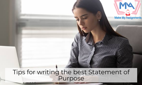 Tips For Writing The Best Statement Of Purpose