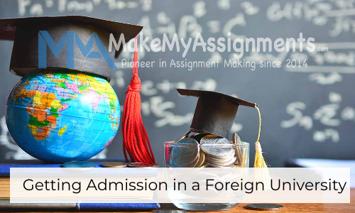 Getting Admission In A Foreign University