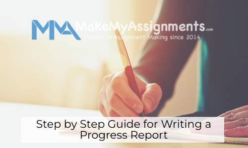 Step By Step Guide For Writing A Progress Report