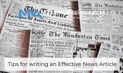 Tips For Writing An Effective News Article